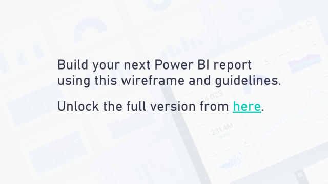 Power BI Wireframe Template Full Version